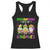 Carnival Mardi Gras Racerback Tank Top Leopard Gnomes New Orleans Trip