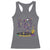 Funny Mardi Gras Racerback Tank Top Dancing Skeleton Let The Shenanigans Begin