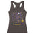 Funny Mardi Gras Racerback Tank Top Dancing Skeleton Let The Shenanigans Begin