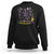 Funny Mardi Gras Sweatshirt Dancing Skeleton Let The Shenanigans Begin