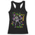 Funny Mardi Gras Racerback Tank Top Let The Shenanigans Begin Juggling Skeleton