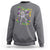 Funny Mardi Gras Sweatshirt Let The Shenanigans Begin Juggling Skeleton