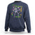 Funny Mardi Gras Sweatshirt Let The Shenanigans Begin Juggling Skeleton