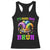 Bruh Mardi Gras Racerback Tank Top Jester Outfit Teens Boys Kids Mardi Gras