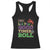 Mardi Gras Racerback Tank Top Let The Good Times Roll Glitter Print