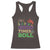 Mardi Gras Racerback Tank Top Let The Good Times Roll Glitter Print