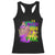 Its Mardi Gras Yall Racerback Tank Top Funny Carnival Flamingo