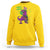 Mardi Gras Dino Sweatshirt Toddler Kids Boys Gift Mardi Grawr