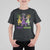 Mardi Gras Dinosaur T Shirt For Kid T-Rex Dino Mardi Grawr Firework