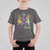 Mardi Gras Dinosaur T Shirt For Kid T-Rex Dino Mardi Grawr Firework