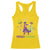 Mardi Gras Dinosaur Racerback Tank Top Dino Mardi Grawr Firework