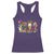 Mardi Gras Drinking Party Racerback Tank Top Fat Tuesday Wine Beads Carnival