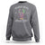 Mardi Gras Sweatshirt The Carnival Social Club Louisiana Crawfish Glitter Print