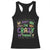 Funny Mardi Gras Racerback Tank Top Glitter Print We Don't Hide The Crazy We Parade It