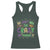 Funny Mardi Gras Racerback Tank Top Glitter Print We Don't Hide The Crazy We Parade It