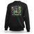 Funny Mardi Gras Sweatshirt Glitter Print We Don't Hide The Crazy We Parade It