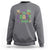 Funny Mardi Gras Sweatshirt Glitter Print We Don't Hide The Crazy We Parade It