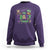 Funny Mardi Gras Sweatshirt Glitter Print We Don't Hide The Crazy We Parade It