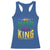 Mardi Gras King Racerback Tank Top Funny Men Carnival Costume Gift