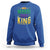 Mardi Gras King Sweatshirt Funny Men Carnival Costume Gift