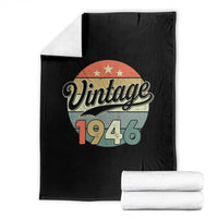Vintage 1946 Throw Blanket 80 Year Old 80th Birthday Gifts