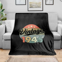 Vintage 1946 Throw Blanket 80 Year Old 80th Birthday Gifts