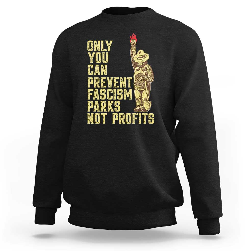 Protect Our National Parks Sweatshirt Bear Progressive Funny Gift