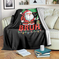 67 Teacher Christmas Throw Blanket Santa Six Seven Meme Math Equation Bruh - Wonder Print Shop