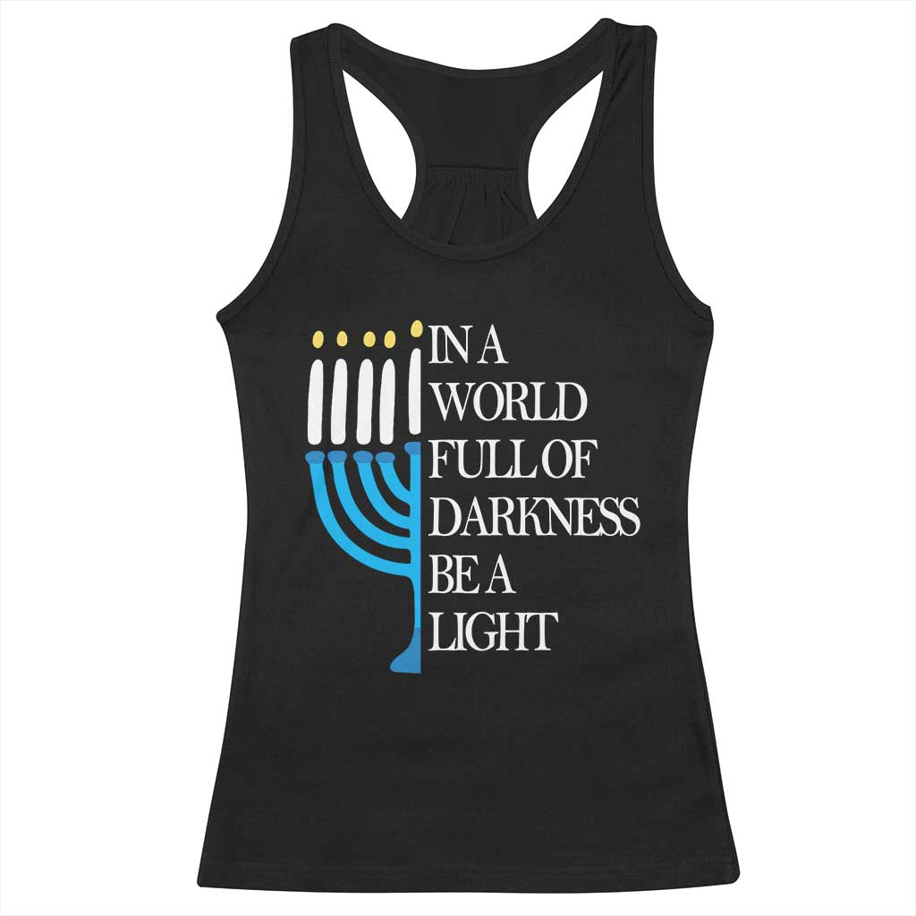 Happy Hanukkah Racerback Tank Top Jewish Video Game Gamer Hanukkah Chanukah