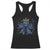 Happy Hanukkah Racerback Tank Top Coquette Hanukkah Bow Jewish Menorah