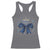 Happy Hanukkah Racerback Tank Top Coquette Hanukkah Bow Jewish Menorah