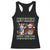 Cat Merry Christmas Happy Hanukkah Racerback Tank Top Jewish Christian Ugly Hanukkah