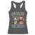 Cat Merry Christmas Happy Hanukkah Racerback Tank Top Jewish Christian Ugly Hanukkah