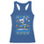 Happy Chrismukkah Merry Christmas Hanukkah Racerback Tank Top Dabbing Santa Ugly Chanukah Jewish