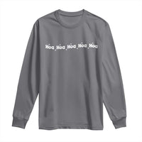 Hoa Hoa Hoa Long Sleeve Shirt Funny Book Lover - Wonder Print Shop