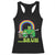 St Patricks Day Dabbing Video Game Controller Racerback Tank Top Irish Gamer Boys Dab Dance