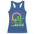 St Patricks Day Dabbing Video Game Controller Racerback Tank Top Irish Gamer Boys Dab Dance