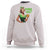 St. Patricks Day Sweatshirt Feeling Lucky Trendy Retro