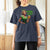 St. Patricks Day T Shirt For Women Feeling Lucky Trendy Retro