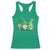 Nurse St Patricks Day Racerback Tank Top Lucky Shamrock Leopard Gnomes Irish Nurses