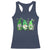 Nurse St Patricks Day Racerback Tank Top Lucky Shamrock Leopard Gnomes Irish Nurses