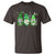 Nurse St Patricks Day T Shirt Lucky Shamrock Leopard Gnomes Irish Nurses