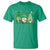 Nurse St Patricks Day T Shirt Lucky Shamrock Leopard Gnomes Irish Nurses