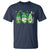 Nurse St Patricks Day T Shirt Lucky Shamrock Leopard Gnomes Irish Nurses