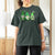 Nurse St Patricks Day T Shirt For Women Lucky Shamrock Leopard Gnomes Irish Nurses