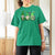 Nurse St Patricks Day T Shirt For Women Lucky Shamrock Leopard Gnomes Irish Nurses