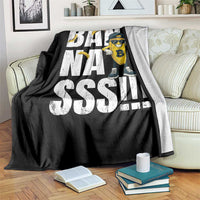 Banana Lovers Throw Blanket Funny Bananas Vintage Style