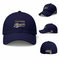 Morocco Baseball Cap Limited Edition Vintage Moroccan Pride Retro