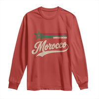 Morocco Long Sleeve Shirt Limited Edition Vintage Moroccan Pride Retro