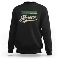 Morocco Sweatshirt Limited Edition Vintage Moroccan Pride Retro